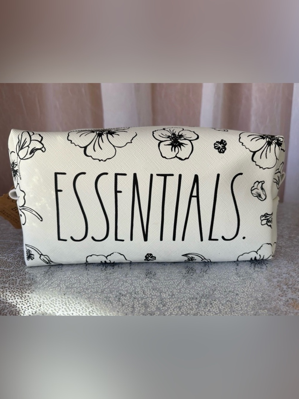 NWT Rae Dunn. ESSENTIALS. Cosmetic Loaf Bag